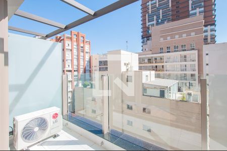 Studio à venda com 26m², 1 quarto e sem vagaVaranda