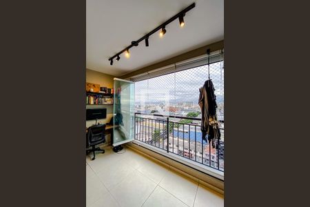 Varanda da Sala de apartamento à venda com 2 quartos, 59m² em Pari, São Paulo