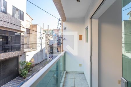 Varanda da sala  de casa para alugar com 3 quartos, 160m² em Campanário, Diadema