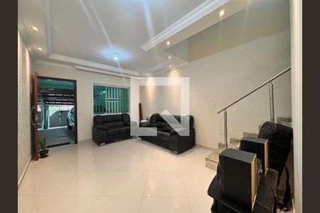 Sala de casa à venda com 3 quartos, 106m² em Vila Humaitá, Santo André