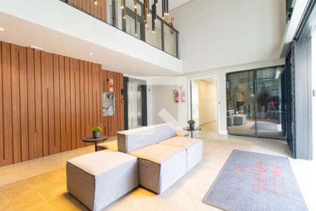 Studio para alugar com 19m², 1 quarto e 1 vaga Studio para alugar com 19m², 1 quarto e 1 vagaHall de entrada