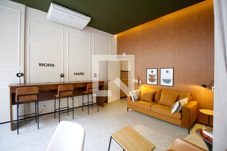 Studio para alugar com 25m², 1 quarto e sem vaga Studio para alugar com 25m², 1 quarto e sem vagaCoworking