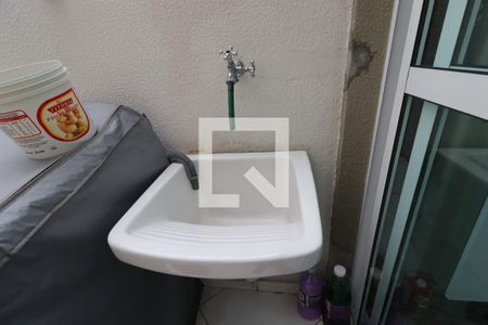 Área de Serviço - Tanque de apartamento para alugar com 3 quartos, 70m² em Parque das Nações, Santo André