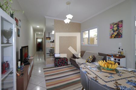 Sala de apartamento à venda com 3 quartos, 70m² em Parque das Nações, Santo André