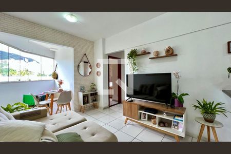 sala de apartamento para alugar com 2 quartos, 60m² em Estoril, Belo Horizonte