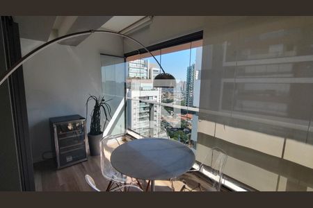 Varanda de apartamento para alugar com 1 quarto, 64m² em Brooklin Paulista, São Paulo