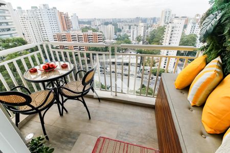 Varanda da Sala de apartamento à venda com 2 quartos, 69m² em Morumbi, São Paulo