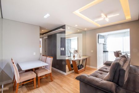 Sala de apartamento para alugar com 2 quartos, 64m² em Continental, Osasco