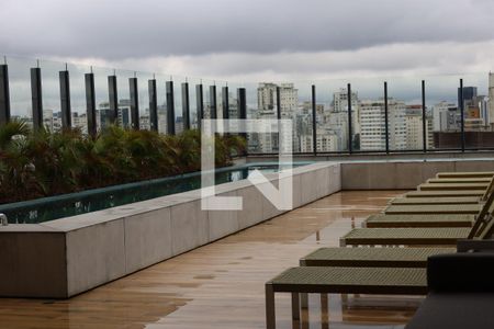 Área comum - Piscina de apartamento para alugar com 1 quarto, 30m² em Perdizes, São Paulo