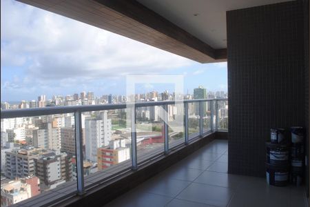 Varanda da Sala de apartamento para alugar com 2 quartos, 93m² em Costa Azul, Salvador