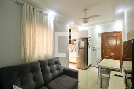 Sala de apartamento à venda com 2 quartos, 47m² em Vila Alto de Santo André, Santo André