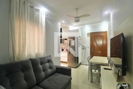 Sala de apartamento à venda com 2 quartos, 45m² em Vila Alto de Santo André, Santo André