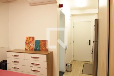 Banheiro e Cozina de kitnet/studio à venda com 1 quarto, 30m² em Pinheiros, São Paulo