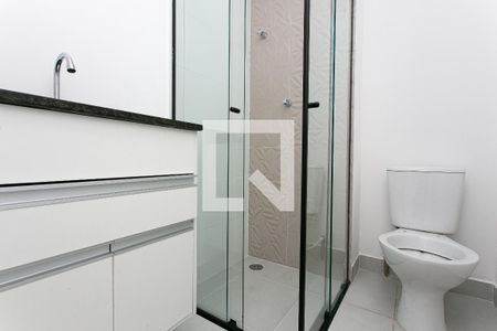 Banheiro de apartamento para alugar com 1 quarto, 25m² em Cidade Mãe do Céu, São Paulo