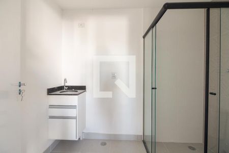 Banheiro  de kitnet/studio para alugar com 1 quarto, 25m² em Cidade Mãe do Céu, São Paulo