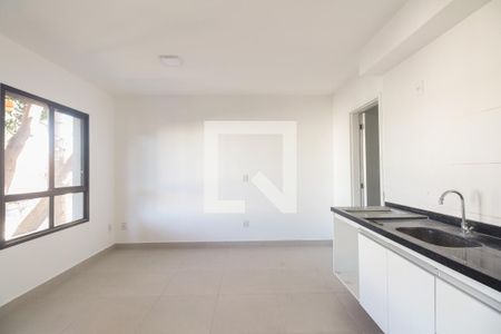 Studio - Quarto e Cozinha  de kitnet/studio para alugar com 1 quarto, 25m² em Cidade Mãe do Céu, São Paulo