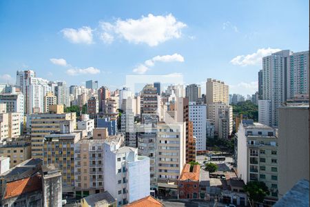 Vista da Sala de apartamento à venda com 2 quartos, 36m² em Bela Vista, São Paulo