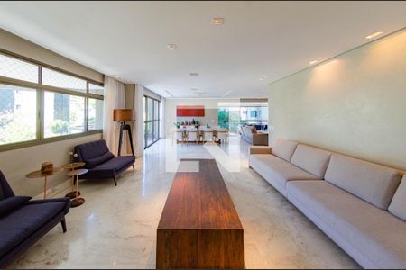 Sala de apartamento para alugar com 4 quartos, 280m² em Serra, Belo Horizonte