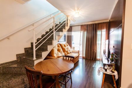 Sala de apartamento à venda com 3 quartos, 140m² em Vila Guiomar, Santo André