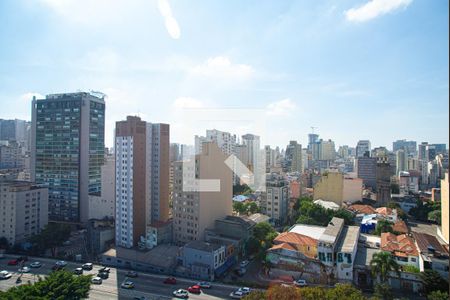Vista da Sala de apartamento à venda com 1 quarto, 25m² em Bela Vista, São Paulo