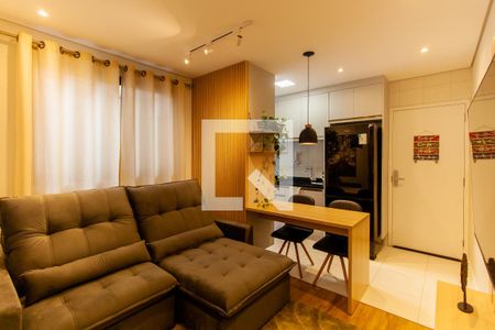 Sala de apartamento para alugar com 2 quartos, 49m² em Parque da Vila Prudente, São Paulo