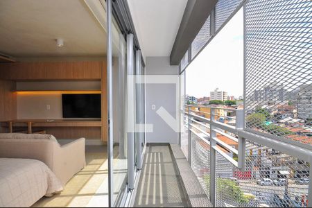 Studio para alugar com 37m², 1 quarto e 1 vagaVaranda