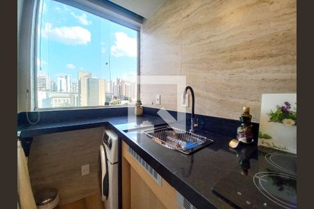 Cozinha de kitnet/studio à venda com 1 quarto, 25m² em Centro, Belo Horizonte