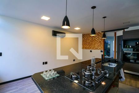 Sala cozinha de casa para alugar com 2 quartos, 80m² em Santa Rosa, Niterói