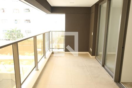 Varanda da Sala de kitnet/studio à venda com 2 quartos, 70m² em Vila Nova Conceição, São Paulo