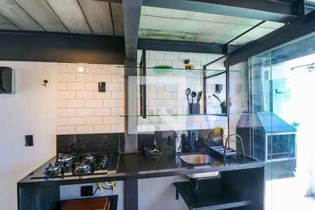 Sala e Cozinha de casa para alugar com 1 quarto, 55m² em Santa Rosa, Niterói
