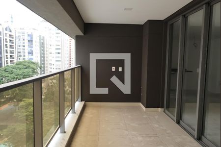 Varanda da Sala de apartamento à venda com 3 quartos, 146m² em Vila Nova Conceição, São Paulo
