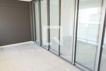 Varanda da Sala de apartamento à venda com 3 quartos, 146m² em Vila Nova Conceição, São Paulo