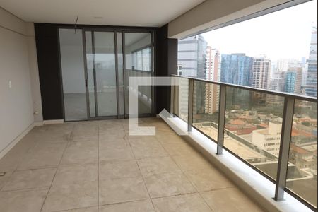 Varanda da Sala de apartamento à venda com 3 quartos, 180m² em Vila Nova Conceição, São Paulo