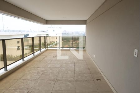 Varanda da Sala de apartamento à venda com 3 quartos, 180m² em Vila Nova Conceição, São Paulo