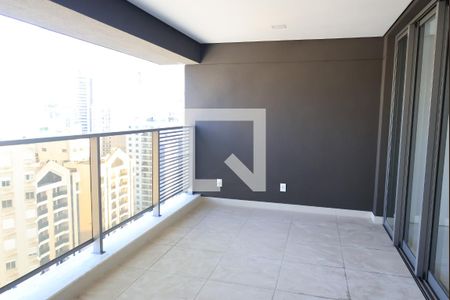 Varanda da Sala de apartamento à venda com 3 quartos, 140m² em Vila Nova Conceição, São Paulo