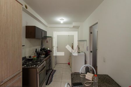 Sala/Cozinha de apartamento à venda com 1 quarto, 35m² em Vila Tolstoi, São Paulo