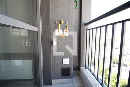 Varanda da Sala de apartamento para alugar com 1 quarto, 28m² em Vila Independência, São Paulo