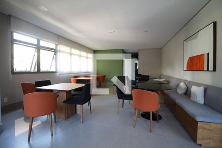 Apartamento para alugar com 28m², 1 quarto e sem vagaÁrea comum - Salão de festas