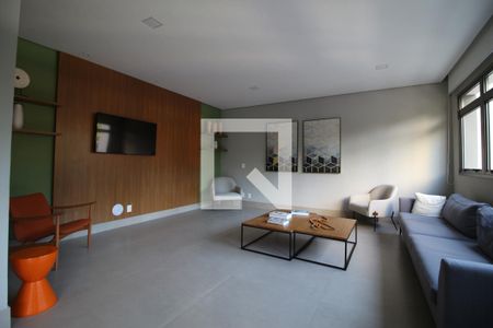 Apartamento para alugar com 28m², 1 quarto e sem vagaÁrea comum - Salão de festas