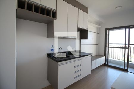 Sala/Cozinha de apartamento para alugar com 1 quarto, 28m² em Vila Independência, São Paulo