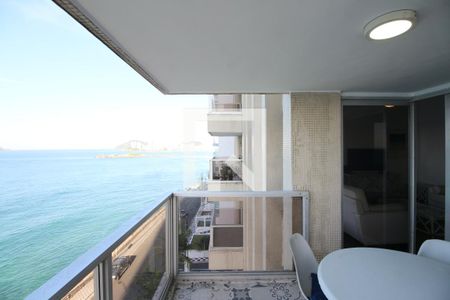 Varanda de apartamento para alugar com 4 quartos, 120m² em Morro do Maluf, Guarujá