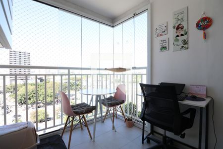 Varanda de apartamento à venda com 1 quarto, 30m² em Parque Industrial Tomas Edson, São Paulo
