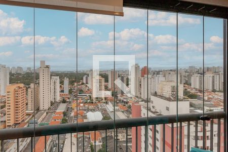 Varanda da Sala de apartamento à venda com 1 quarto, 47m² em Chácara Santo Antônio (zona Sul), São Paulo