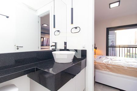 Studio para alugar com 25m², 1 quarto e sem vaga Studio para alugar com 25m², 1 quarto e sem vagaBanheiro