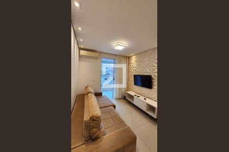 Sala de apartamento para alugar com 1 quarto, 60m² em Campo Grande, Santos