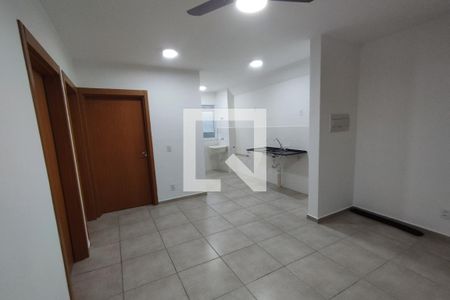Sala de apartamento para alugar com 2 quartos, 50m² em Loteamento Santa Marta, Ribeirão Preto