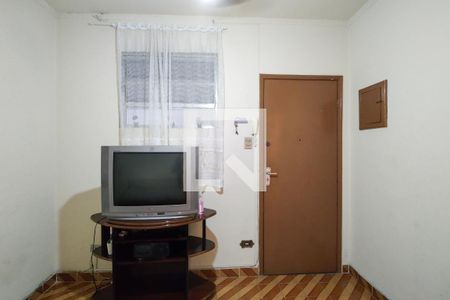 Sala de apartamento para alugar com 1 quarto, 37m² em Boqueirão, Praia Grande