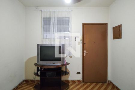 Sala de apartamento para alugar com 1 quarto, 37m² em Boqueirão, Praia Grande
