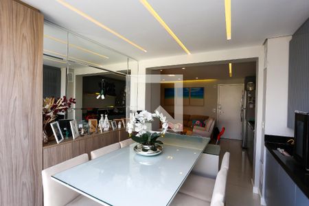 Sala /cozinha de apartamento para alugar com 2 quartos, 59m² em Panamby, São Paulo