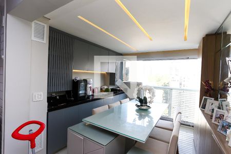 Sala /cozinha de apartamento à venda com 2 quartos, 59m² em Panamby, São Paulo